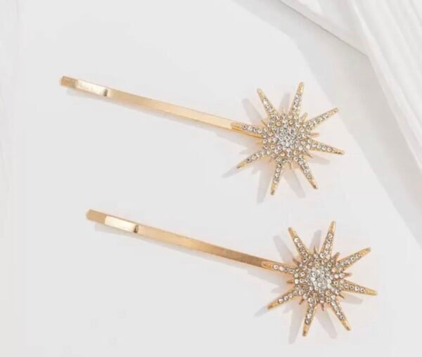 Horquillas Estrellas Doradas - Imagen 5