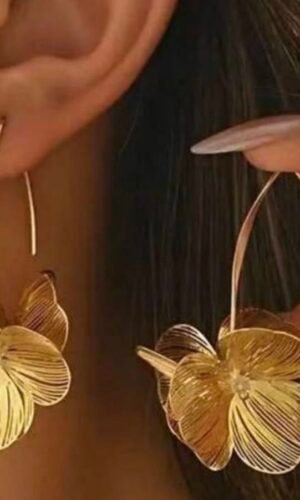 Pendientes Flor Dorados