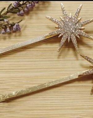 Horquillas Estrellas Doradas