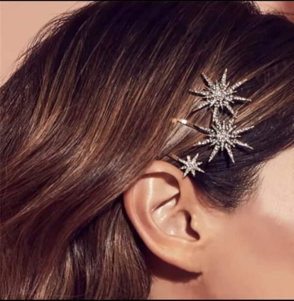 Horquillas Estrellas Doradas - Imagen 4