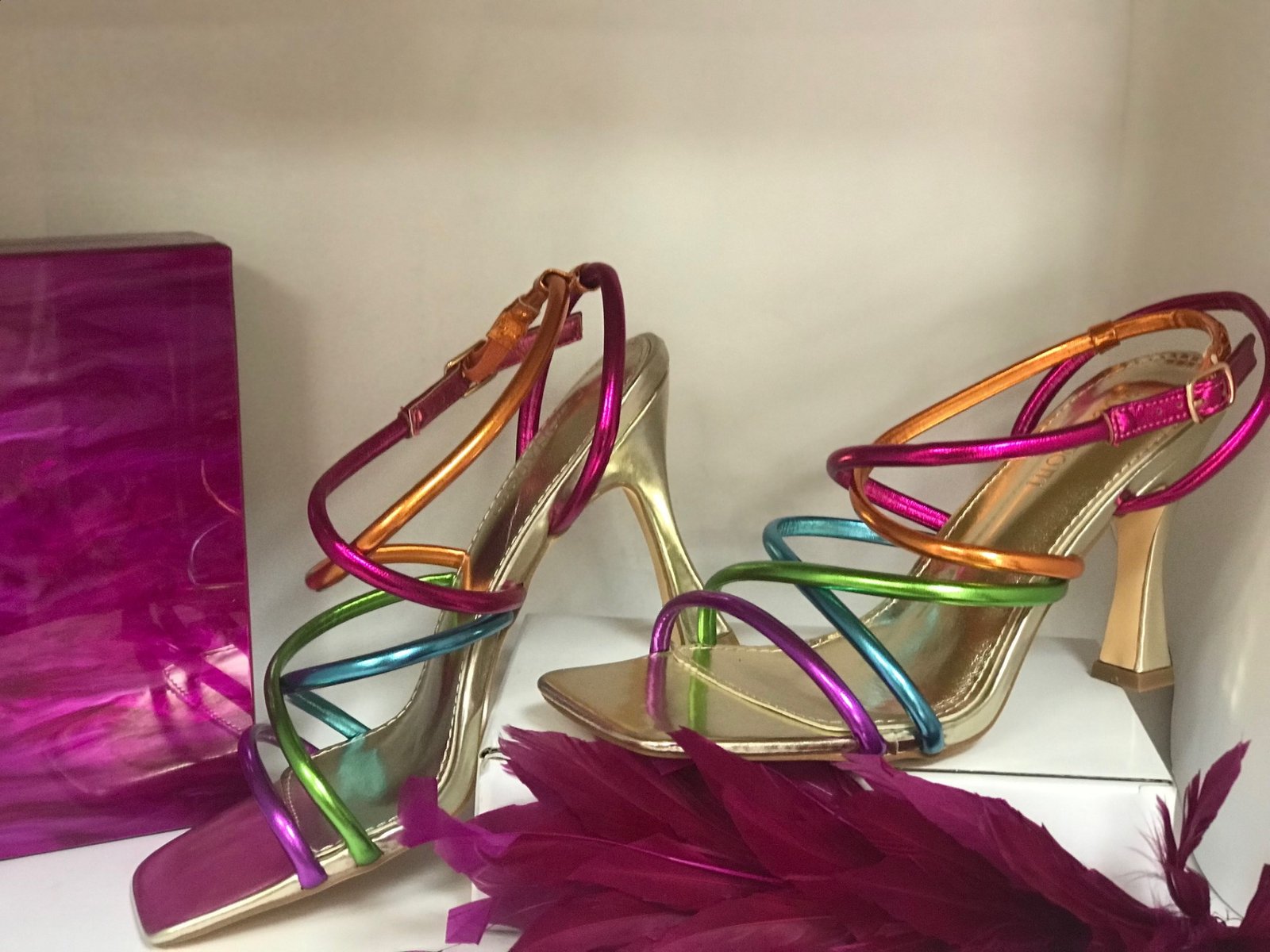 Sandalia Tiras Multicolor