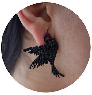 Pendientes Pájaros